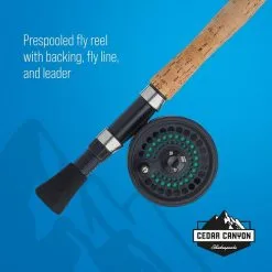 Shakespeare Cedar Canyon Premier Fly Combo 9ft WF-7 -Rods Sales dlysxefo638006466382772658