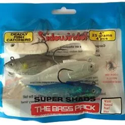 Sidewinder Super SHADS Bass Pack 4inch