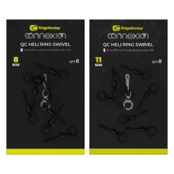Ridge Monkey Connexion Quick Change Heli Ring Swivels